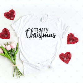 Camiseta Feliz Navidad vibraciones Mama cruza cristiana Muj