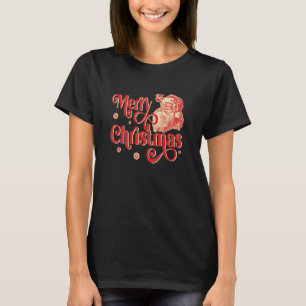 Camiseta Feliz Navidad Vintage Navidad Papá Noel Navidad