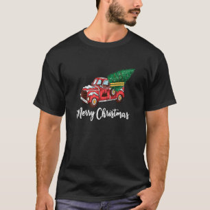Camiseta Feliz Navidad Vintage Wagon Tree en Navidad