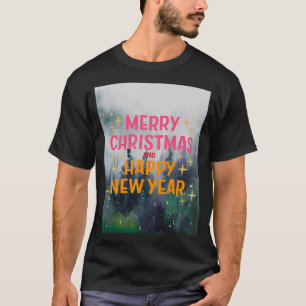 Camiseta Feliz Navidad y Feliz Año Nuevo