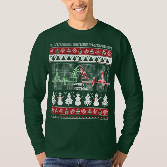 Camiseta ¡Feliz Navidad y feliz año nuevo! (Anverso)