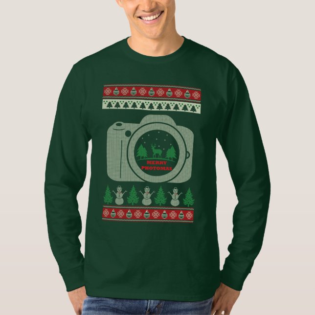 Camiseta ¡Feliz Navidad y feliz año nuevo! (Anverso)