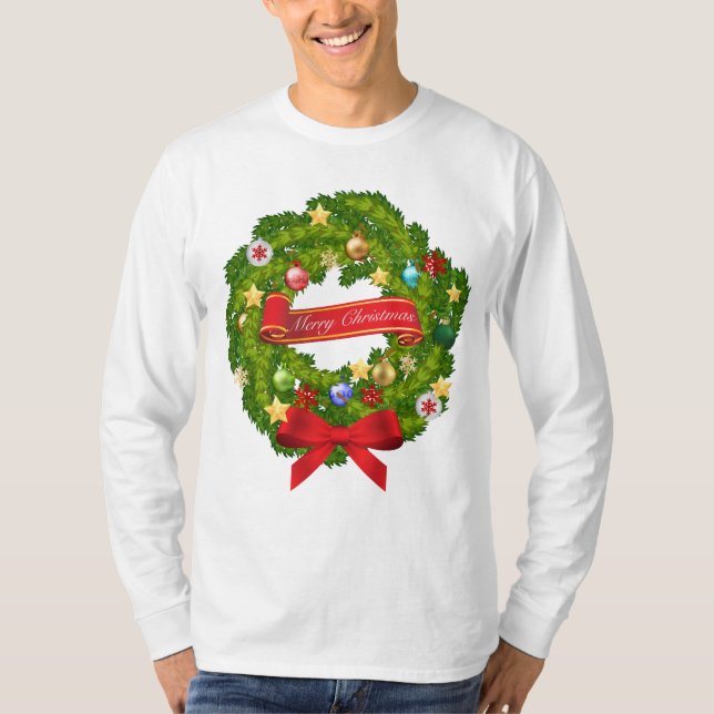 Camiseta ¡Feliz Navidad y feliz año nuevo! (Anverso)