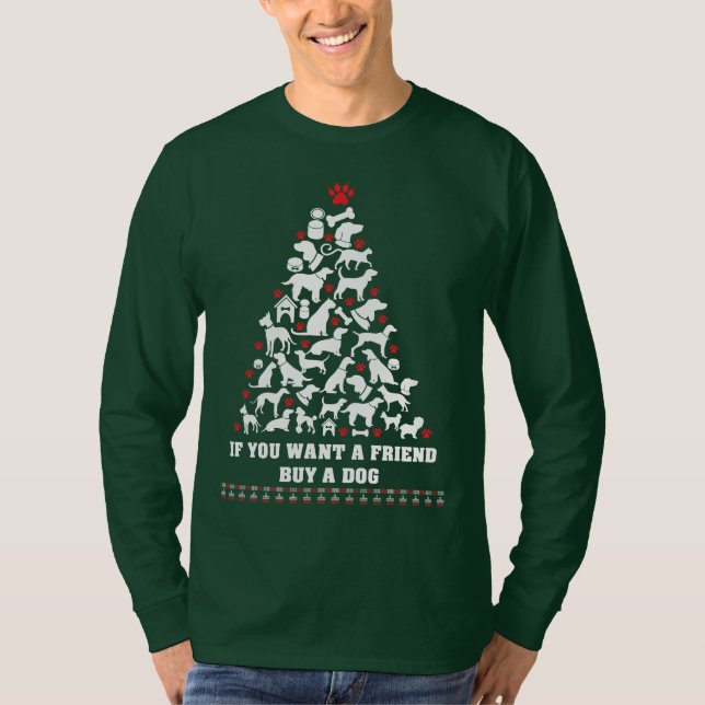 Camiseta ¡Feliz Navidad y feliz año nuevo! (Anverso)