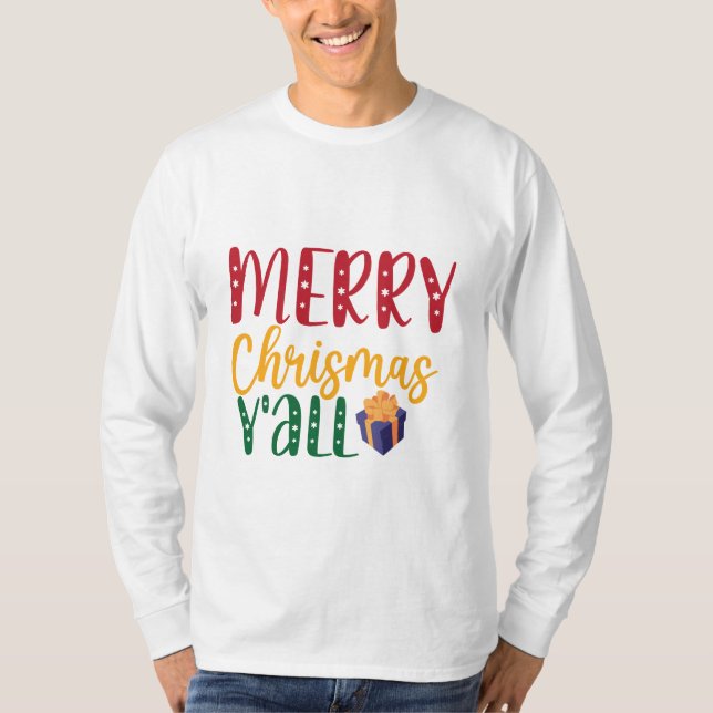 Camiseta Feliz Navidad y todos (Anverso)