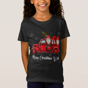 Camiseta Feliz Navidad y todos los gnomos Santa Retro Camió