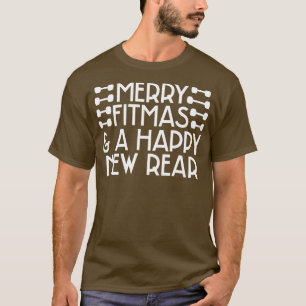 Camiseta Feliz Navidad y una feliz nueva trasera 1