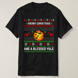 Camiseta Feliz navidad y yule bendito