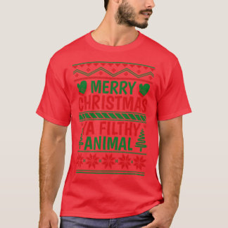 Camiseta Feliz Navidad Ya Filthy Animal 5