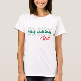 Camiseta Feliz Navidad Y'all
