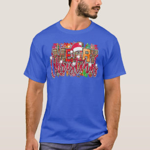 Camiseta Feliz Navidad Yall Retro Vintage lució feas navida