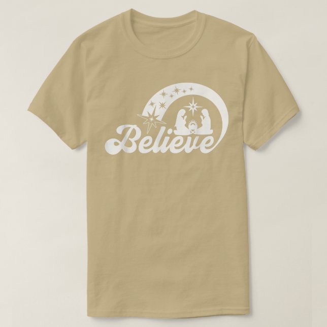 Camiseta Feliz NavidadCreer  (Diseño del anverso)