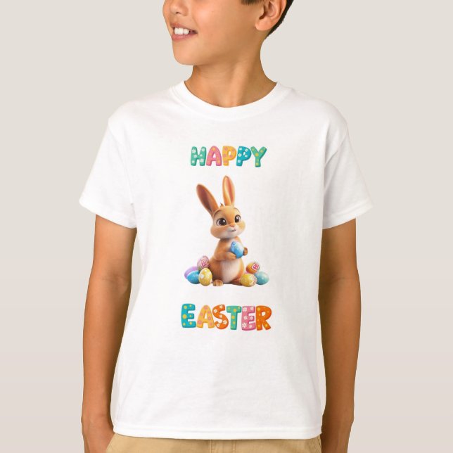 Camiseta Feliz niño de Pascua (Anverso)