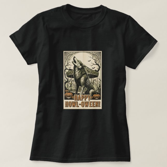 CAMISETA ¡FELIZ NOCHE DE BRUJAS! (Diseño del anverso)