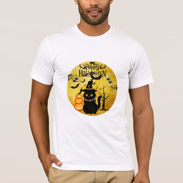 Camiseta Feliz noche de horror (Anverso)