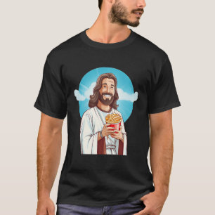 Camiseta Feliz Noche de Películas con Guay Popcorn Box Jesu