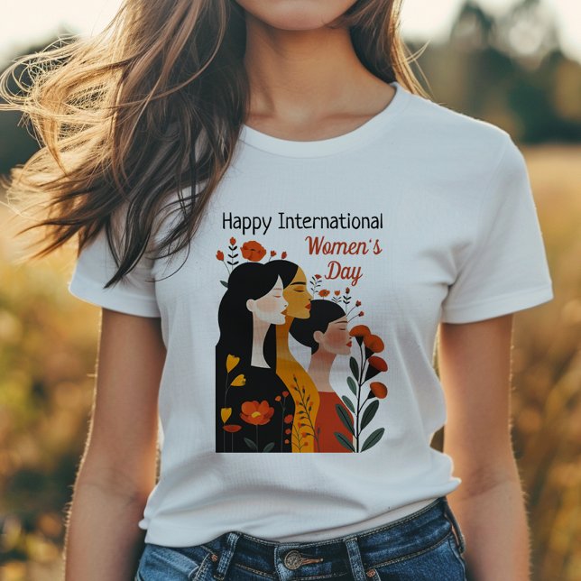 Camiseta Feliz nombre internacional de la mujer (Subido por el creador)