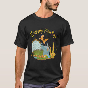 Camiseta Feliz Nowruz Mubarak Kurdistán Pakistán e Irán N