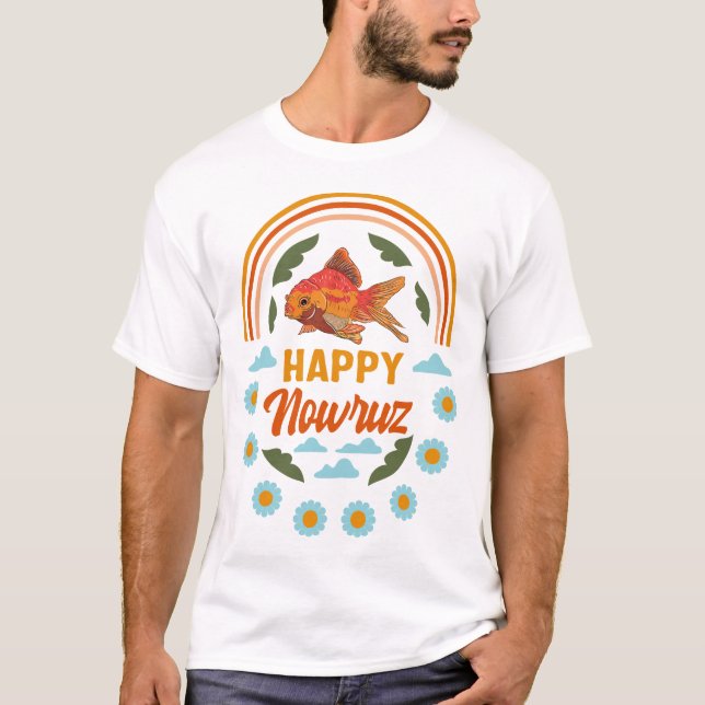 Camiseta Feliz Nowruz Shirt, Año Nuevo persa iraní, (Anverso)