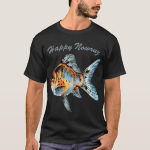 Camiseta Feliz Nowruz Shubunkin Goldfish Año Nuevo Persa P