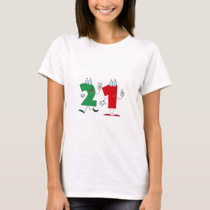 Camiseta Feliz número 21