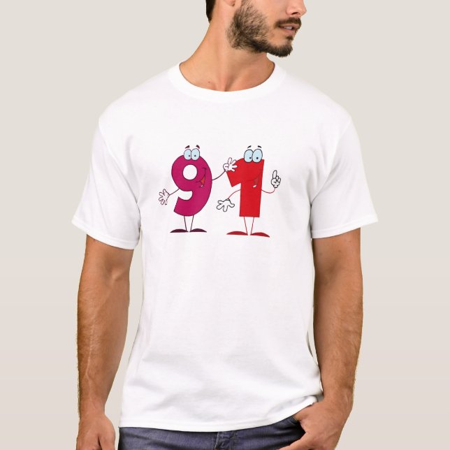 Camiseta Feliz número 91 (Anverso)