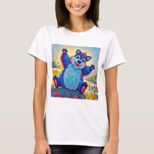 Camiseta Feliz oso gracioso Resumen arte animal lindo