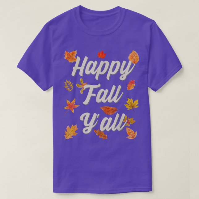 Camiseta Feliz otoño (Diseño del anverso)