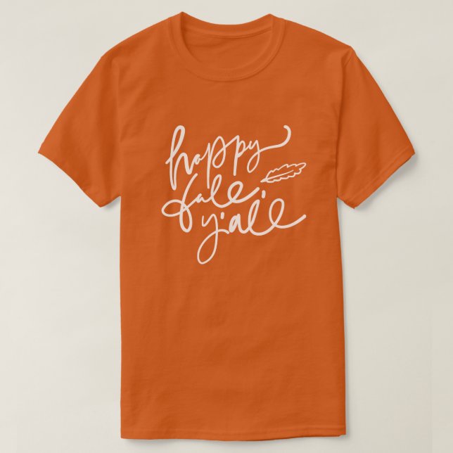Camiseta Feliz otoño (Diseño del anverso)