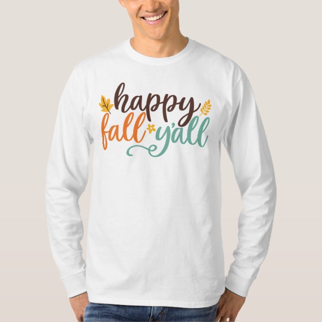 Camiseta Feliz otoño (Anverso)
