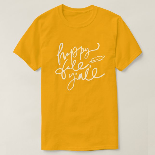 Camiseta Feliz otoño (Diseño del anverso)