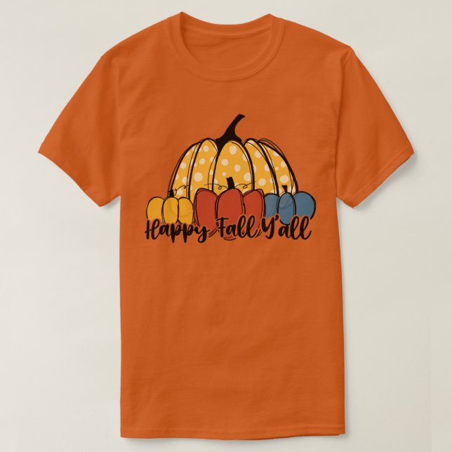 Camiseta Feliz otoño1 2 (Diseño del anverso)