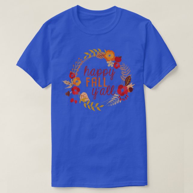 Camiseta Feliz otoño a Italia (Diseño del anverso)