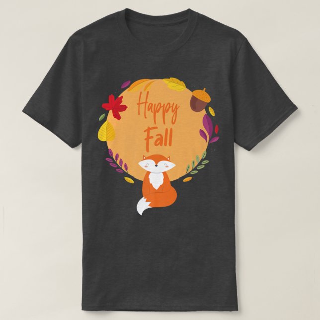 Camiseta Feliz otoño a los enemigos rojos (Diseño del anverso)