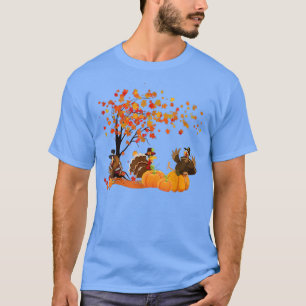 Camiseta Feliz otoño a todas las turcas Calabazas de Amante