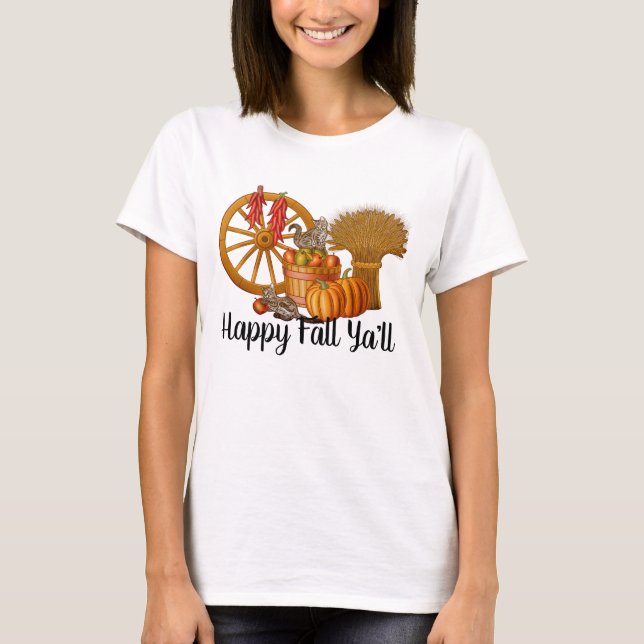 Camiseta Feliz Otoño a Todos (Anverso)