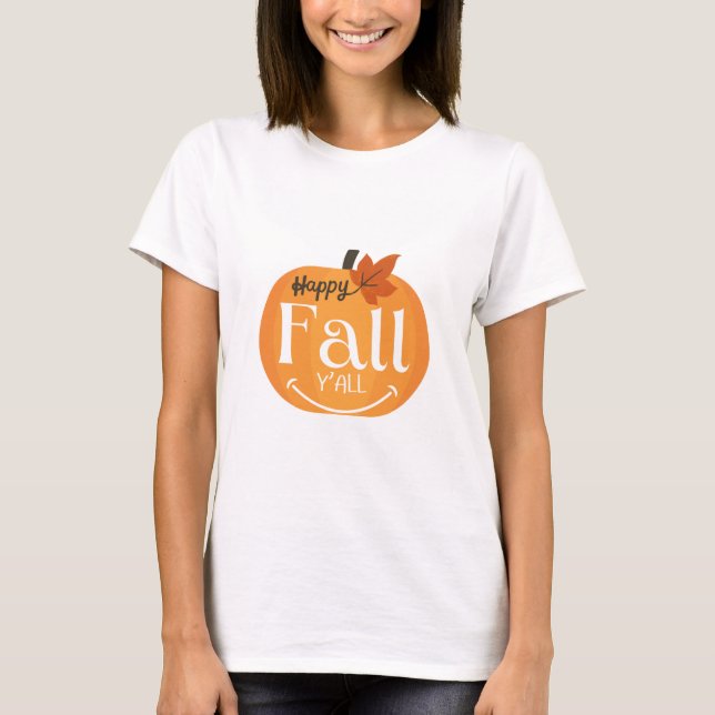 Camiseta Feliz otoño a todos (Anverso)