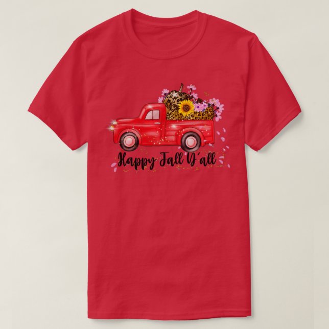 Camiseta Feliz otoño a todos4 (Diseño del anverso)