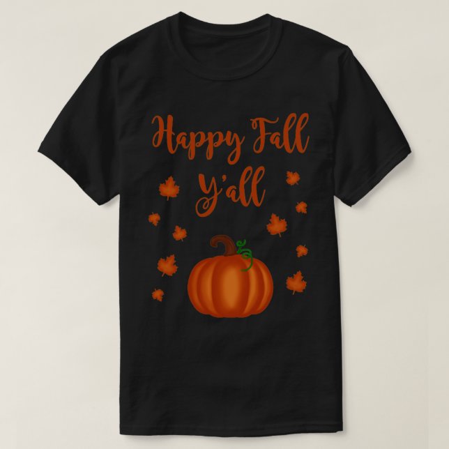 Camiseta Feliz otoño a Yall9 1 (Diseño del anverso)