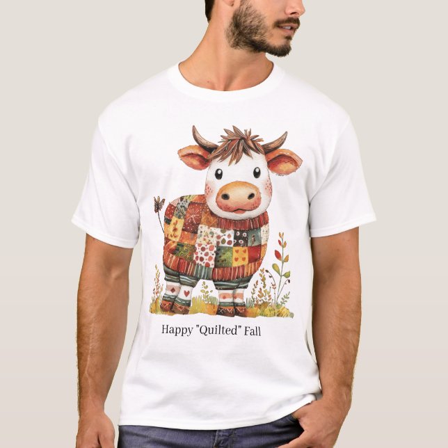 Camiseta Feliz Otoño "Acolchado" (Anverso)