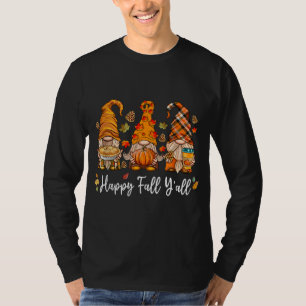 Camiseta Feliz otoño gracias a Gnome Pumpkin Truck