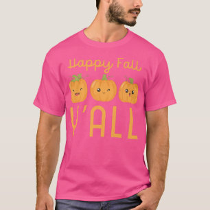 Camiseta Feliz otoño, otoño deja calabazas gracias