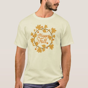 Camiseta Feliz Otoño para Todos Temporada de Cal