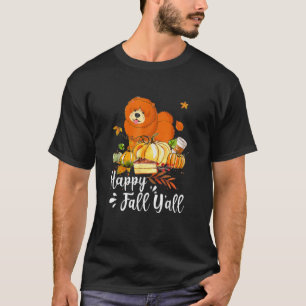 Camiseta Feliz otoño y el hemisferio de gracias de Chow Cho