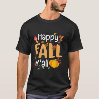 Camiseta Feliz otoño y todas las calabazas de otoño Día de