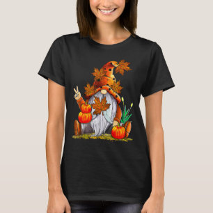 Camiseta Feliz otoño y todas las temporadas Gnome Pumpkin o