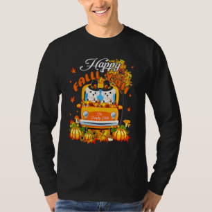 Camiseta Feliz Otoño Y'all Día de Acción de Gracias Maltese
