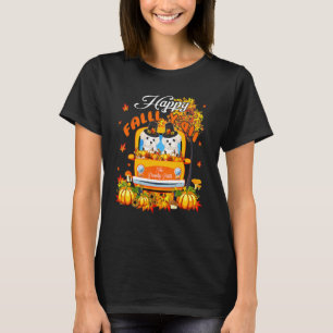 Camiseta Feliz Otoño Y'all Día de Acción de Gracias Maltese
