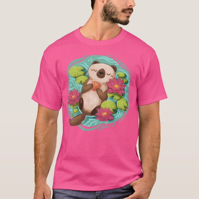 Camiseta Feliz Otter (Anverso)