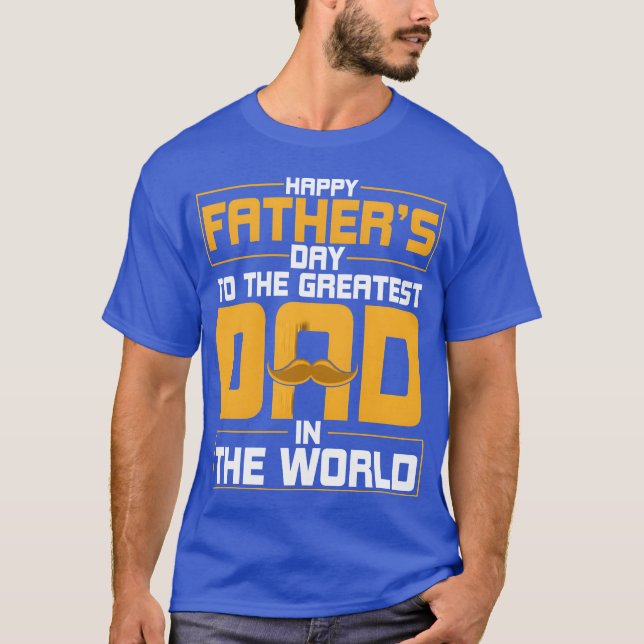 Camiseta Feliz Padre Dayohe Gran Padre Hombres Padre Niño (Anverso)